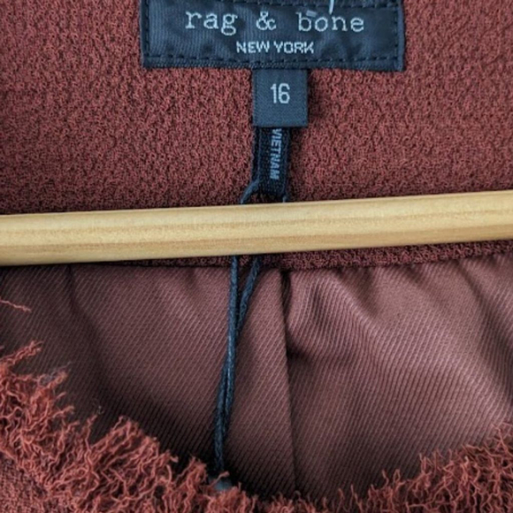 NWT Rag & Bone | Carmen Wool Jacket in Mahogany - Picture 4 of 16
